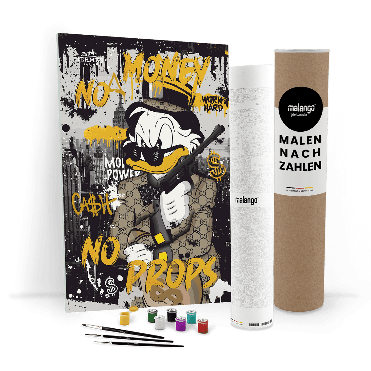 Malen nach Zahlen - DAGOBERT GANGSTER DUCK No. 1 - LIMITED EDITION