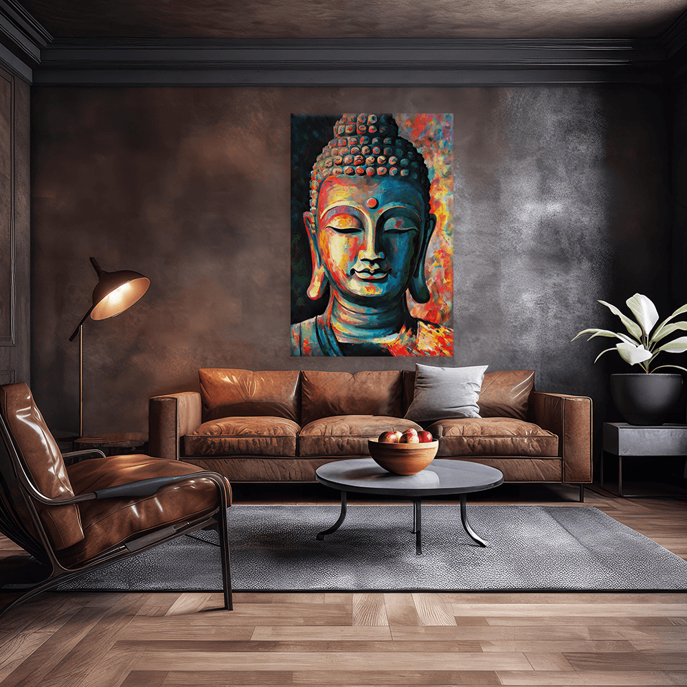 Leinwandbild - Buddha Modern Art