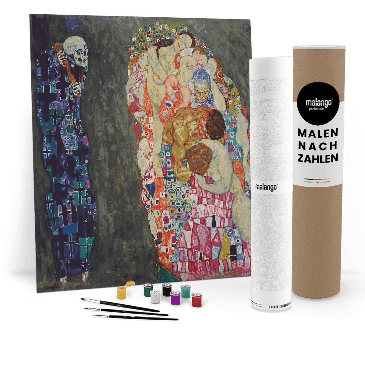 Malen nach Zahlen - Gustav Klimt - Tod und Leben, c.1911