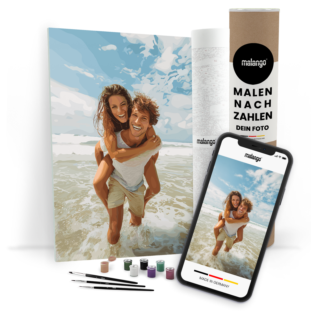 Malen nach Zahlen - eigenes Foto