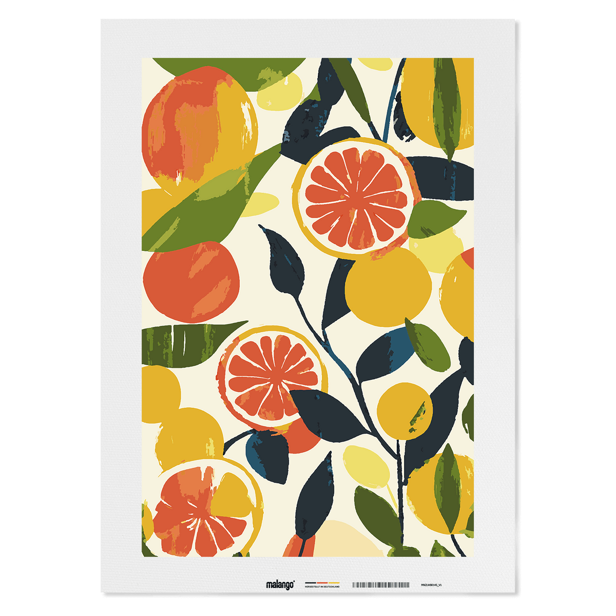 Malen nach Zahlen - Citrus Vibes