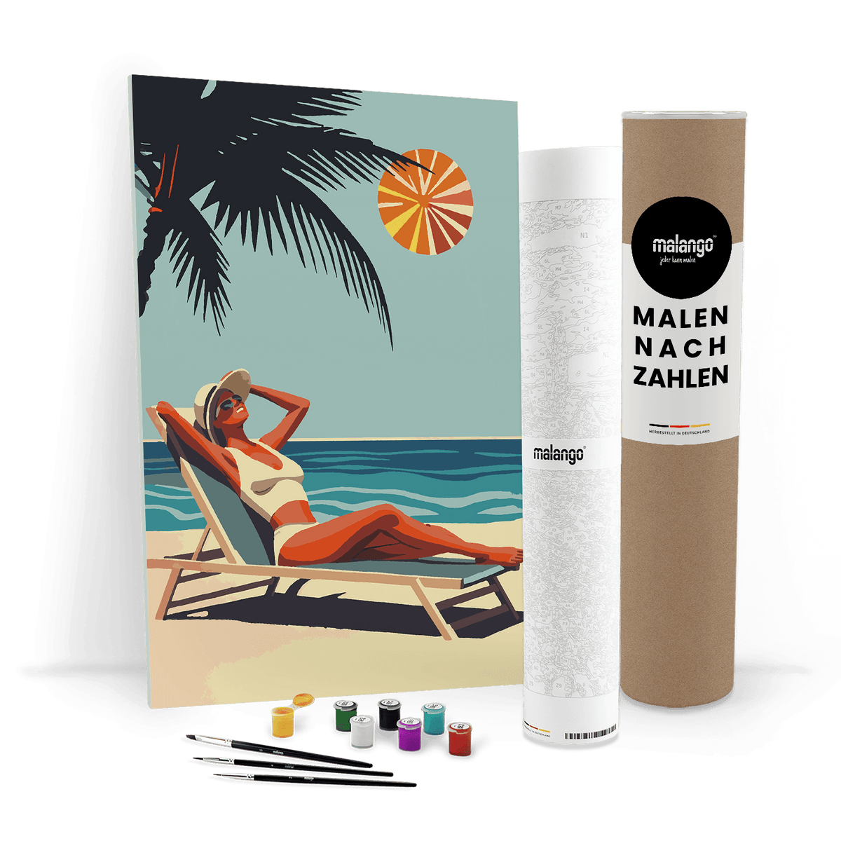 Malen nach Zahlen - Retro Beach Vibes
