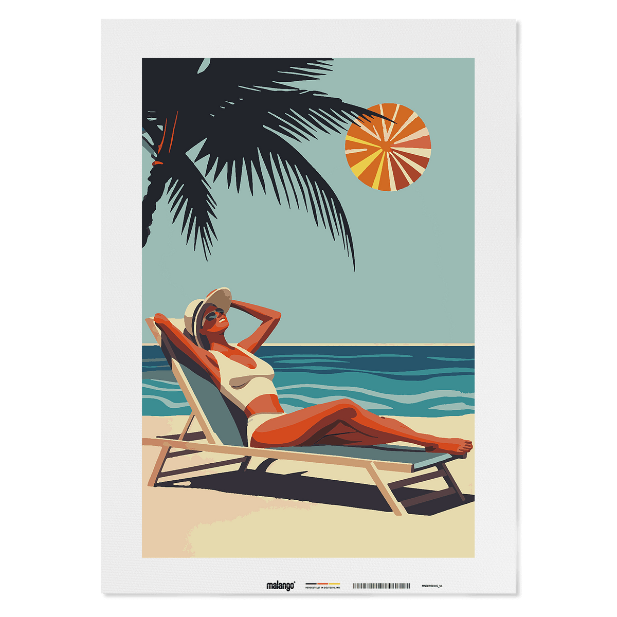 Malen nach Zahlen - Retro Beach Vibes