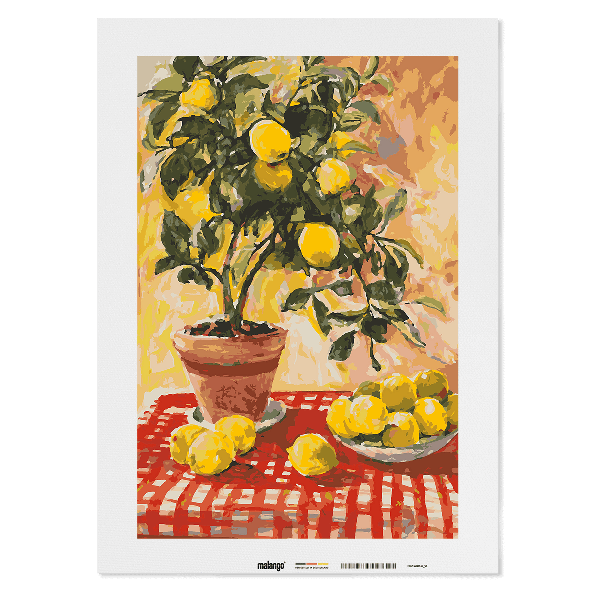 Malen nach Zahlen - Sunny Citrus Vibes