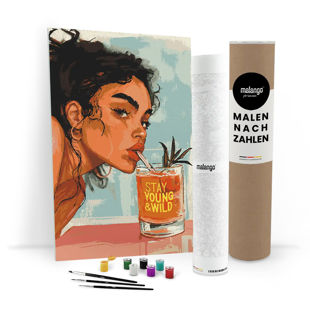 Malen nach Zahlen - Stay young and wild