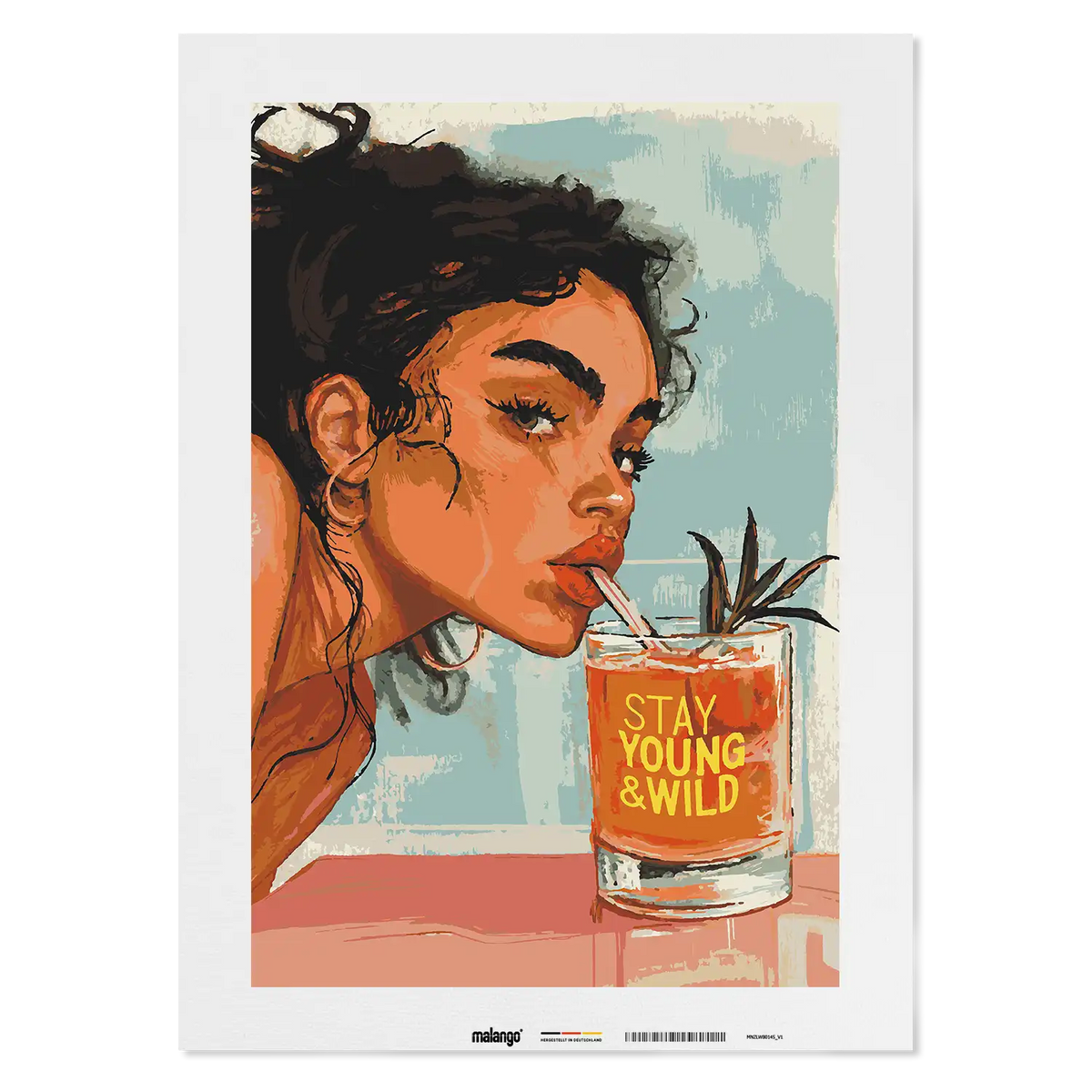 Malen nach Zahlen - Stay young and wild