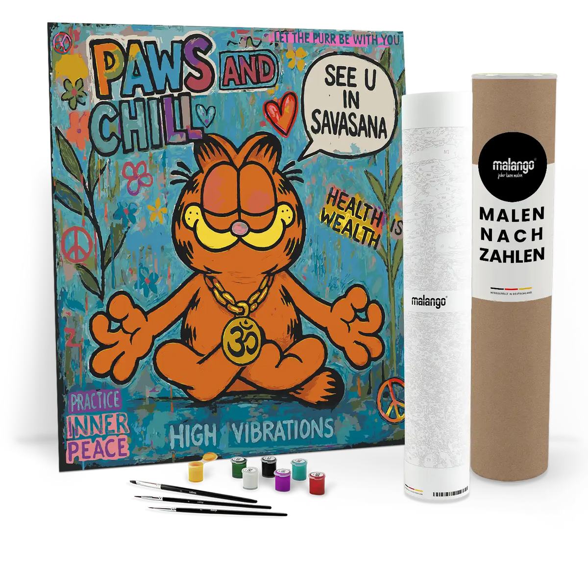 Malen nach Zahlen - Garfield - Let the Purr Be With You