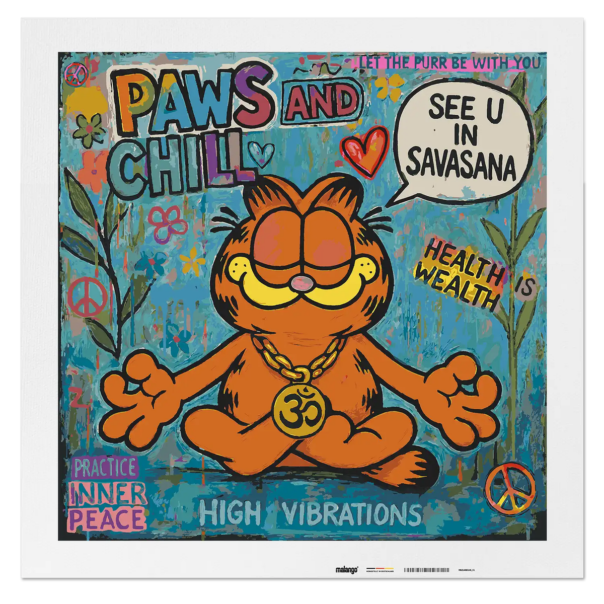 Malen nach Zahlen - Garfield - Let the Purr Be With You