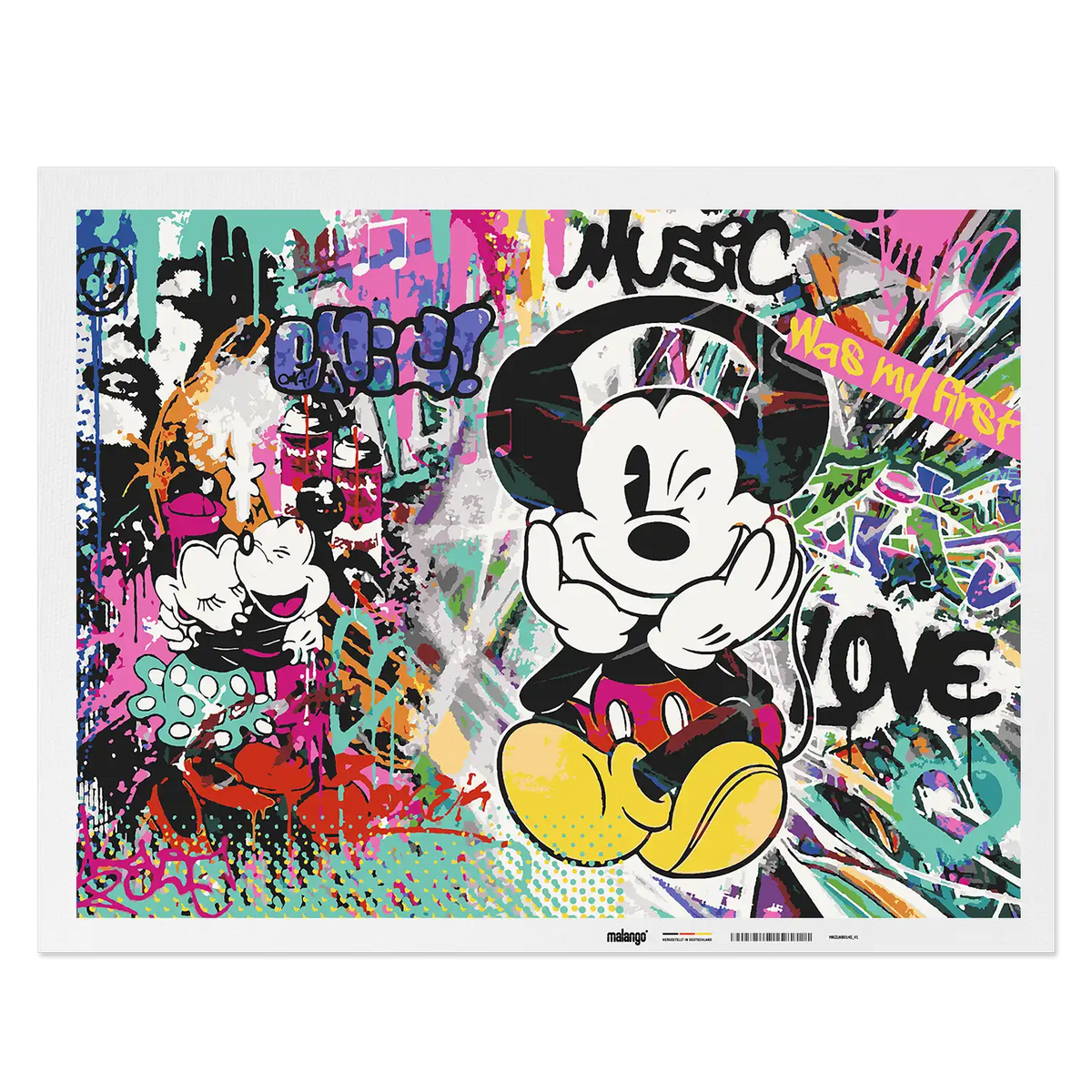 Malen nach Zahlen - Mickey - Music Was My First Love