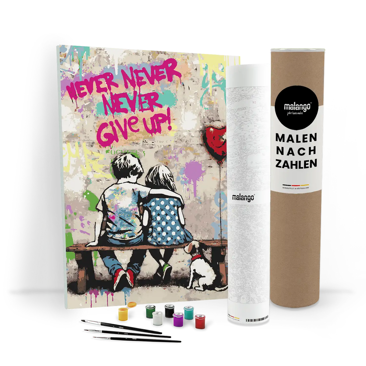 Malen nach Zahlen - Together We Never Give Up