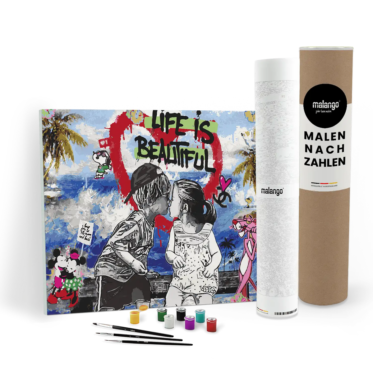 Malen nach Zahlen - Life Is Beautiful – A Kiss of Innocence