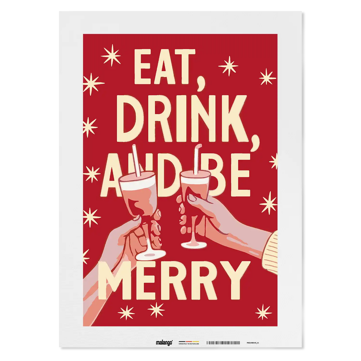 Malen nach Zahlen - Eat, Drink an be Merry