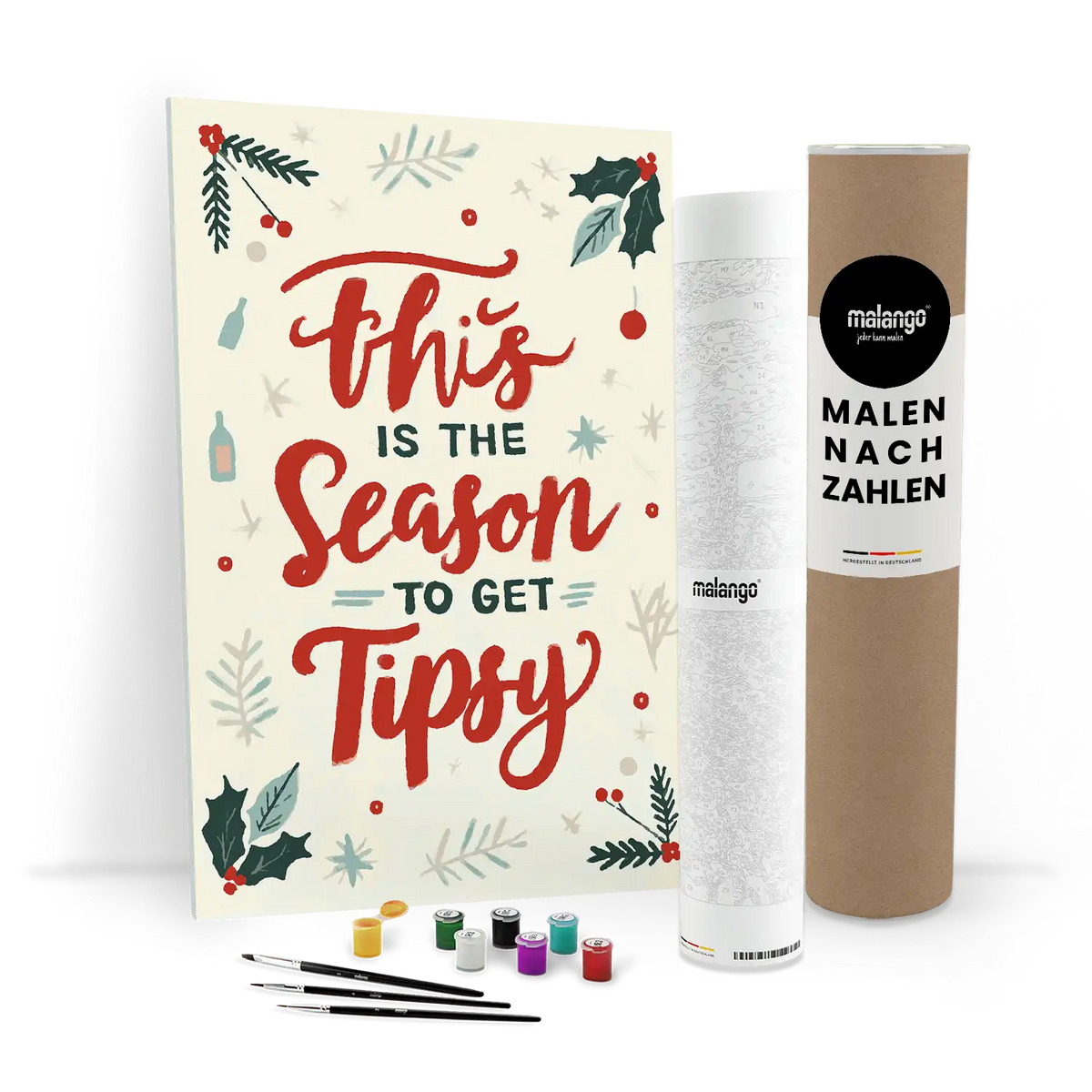 Malen nach Zahlen - Jolly & Tipsy Christmas