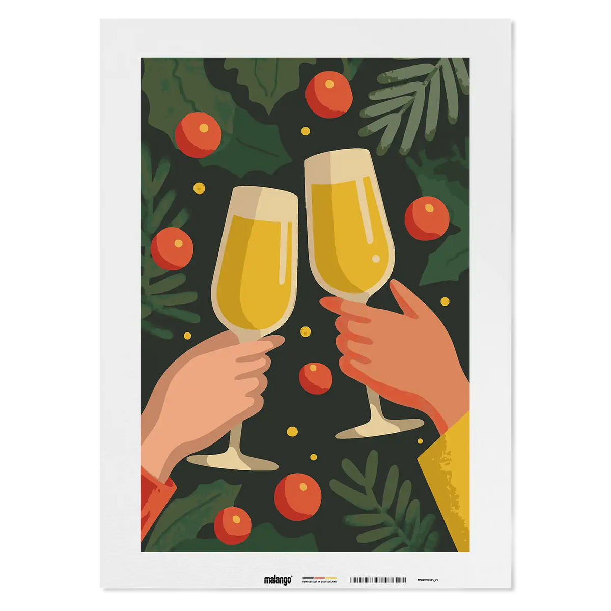 Malen nach Zahlen - Joyful Cheers