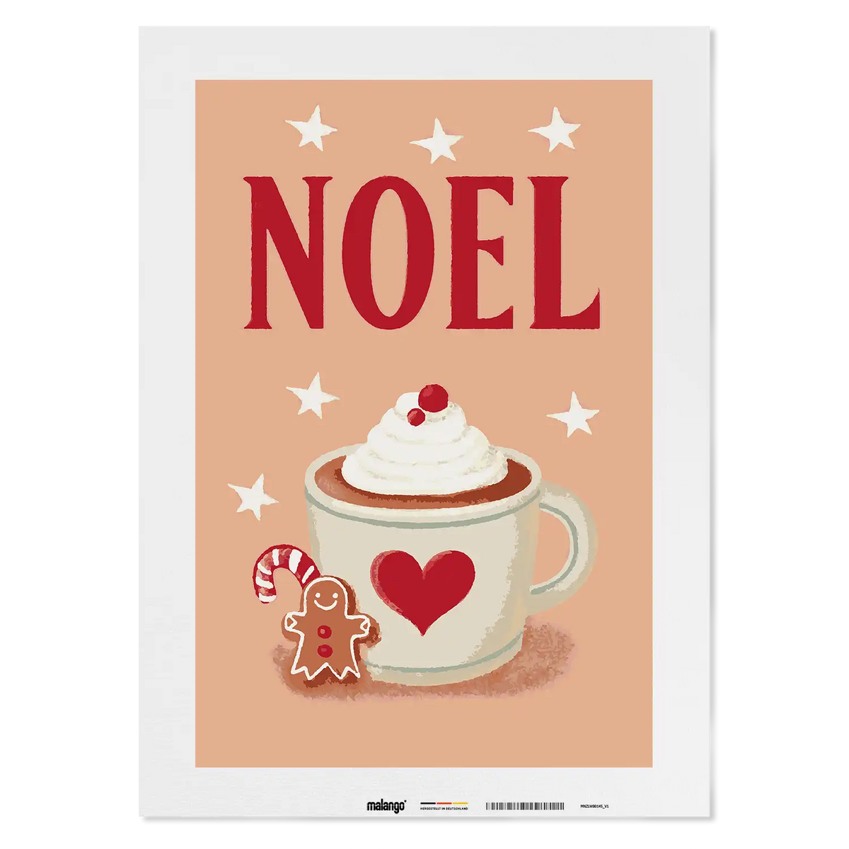 Malen nach Zahlen - Weihnachtlicher Kakaogenuss