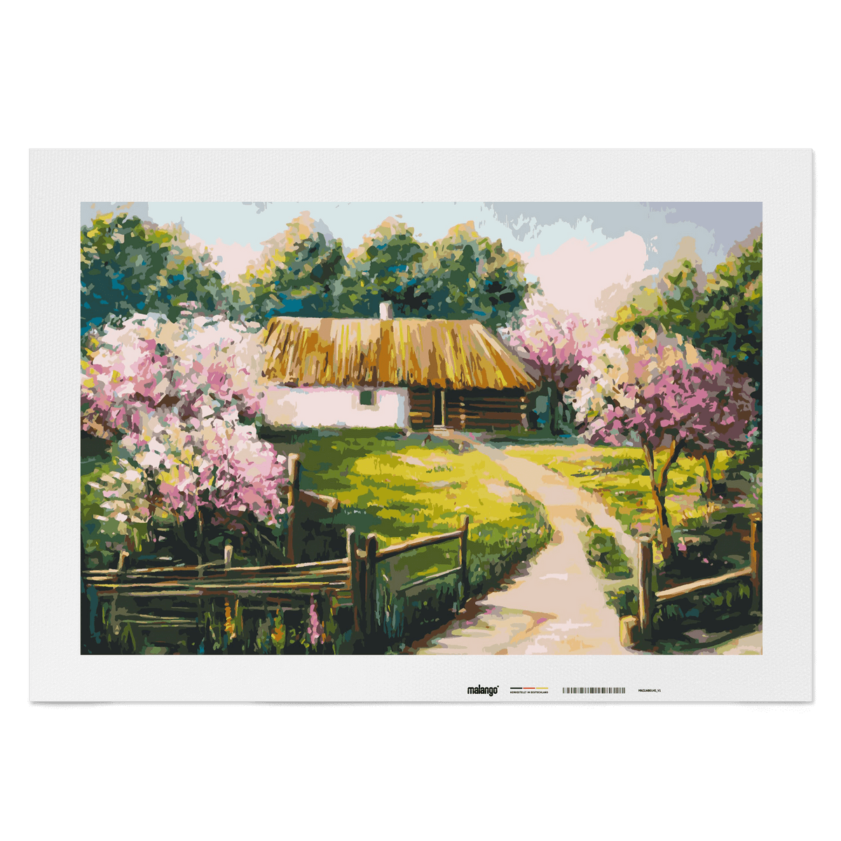 Malen nach Zahlen - Landschaft in der Ukraine