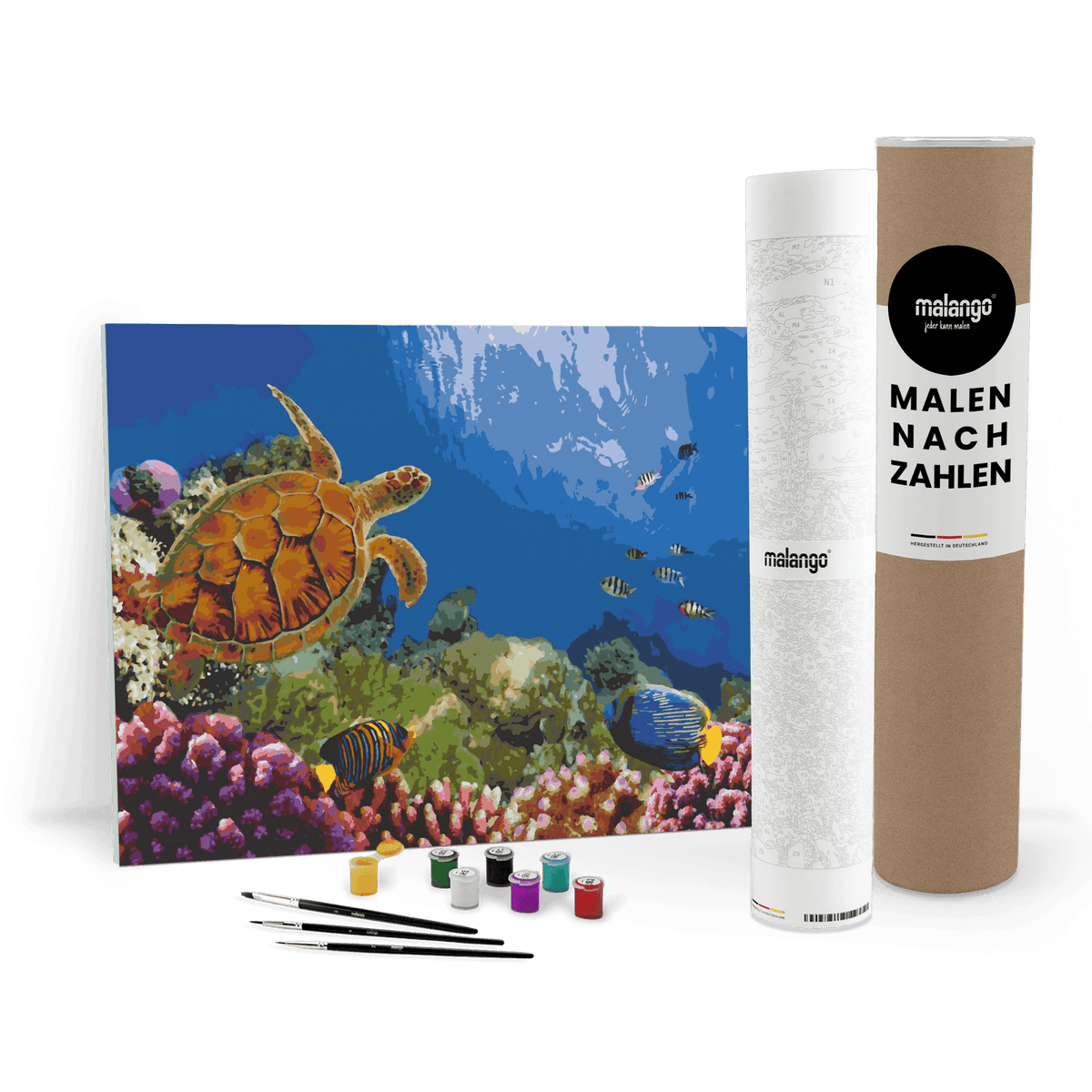 Malen nach Zahlen - Meer unter Wasser