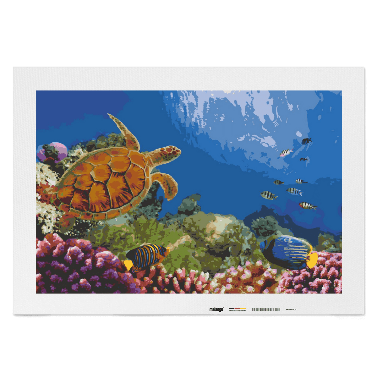 Malen nach Zahlen - Meer unter Wasser