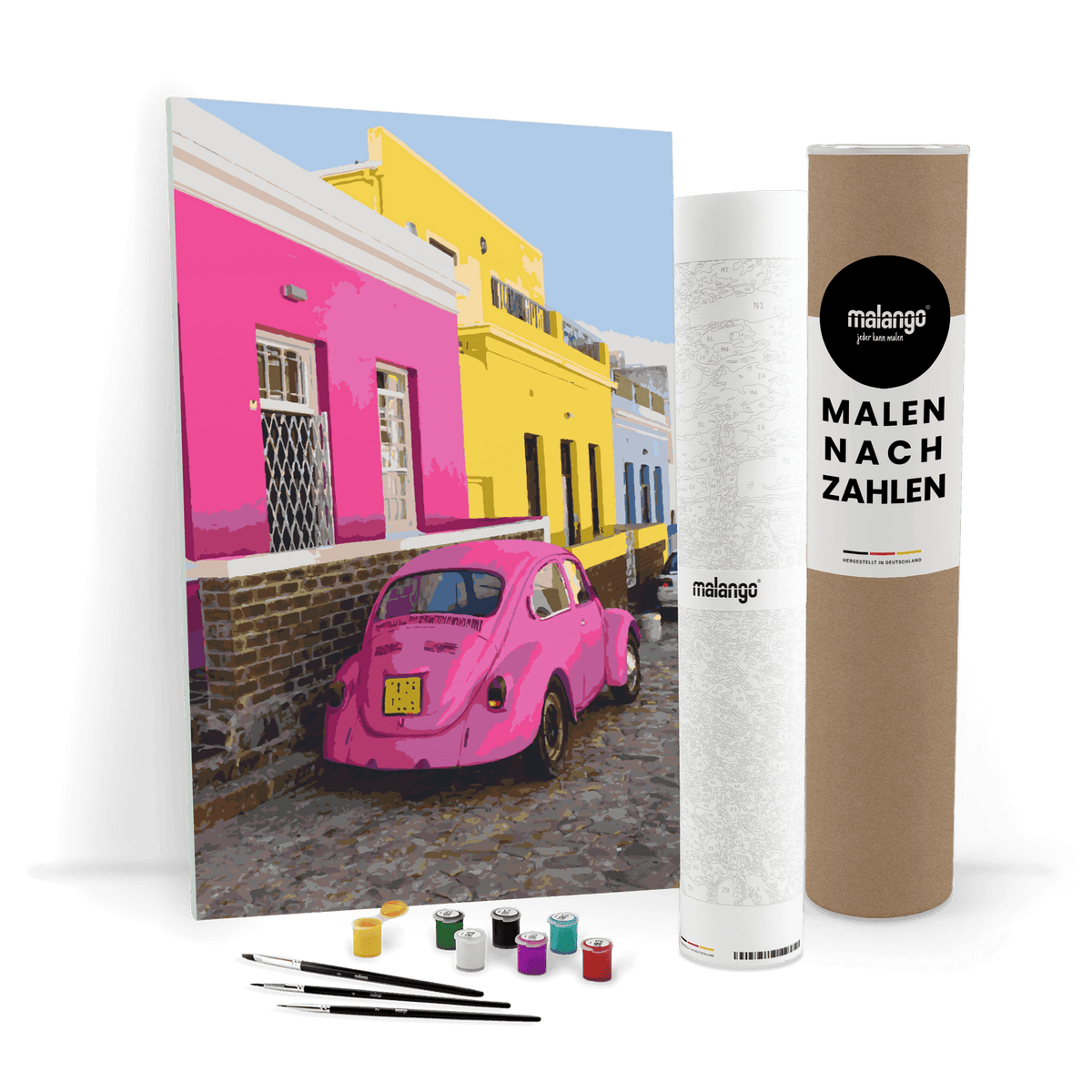 Malen nach Zahlen - Käfer pink