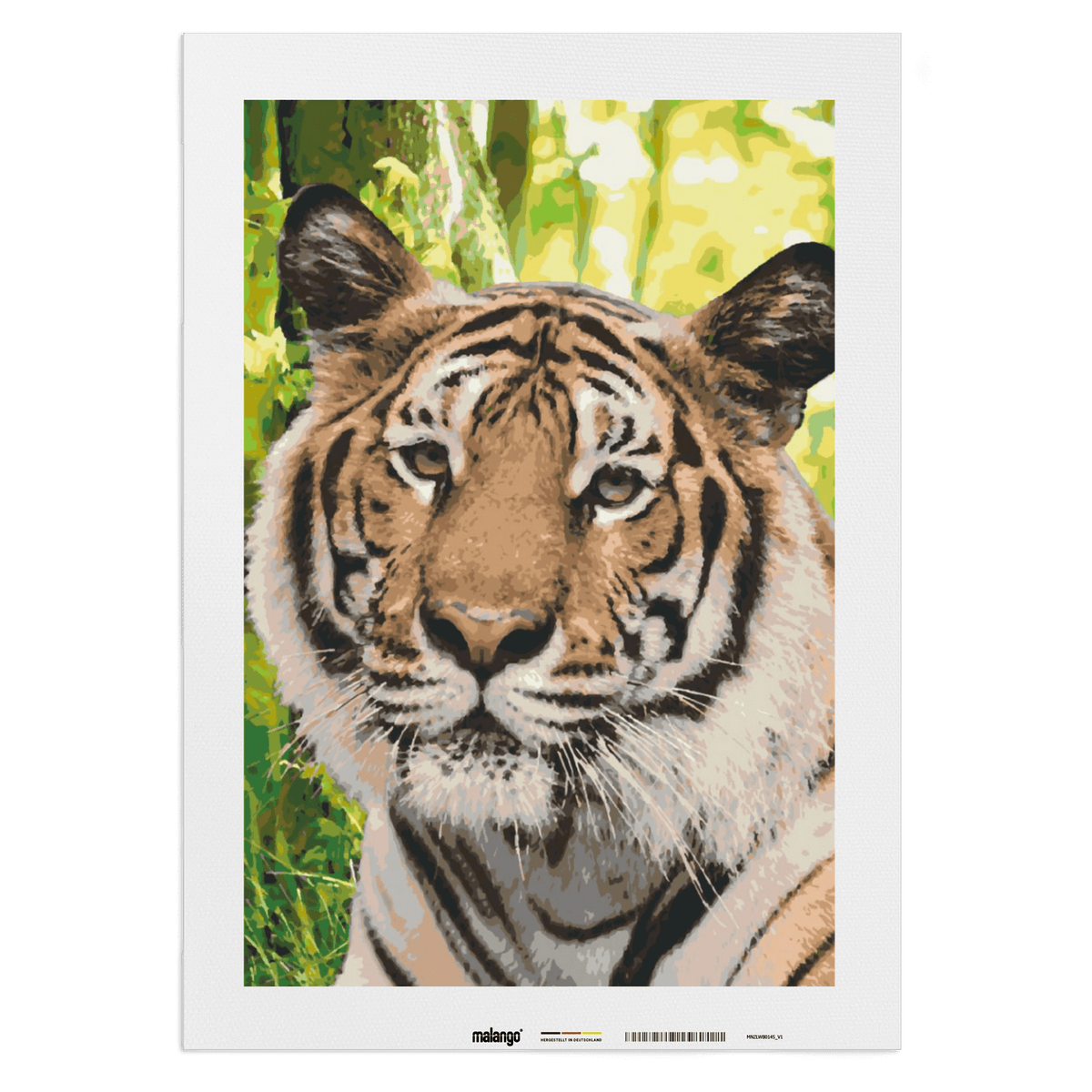 Malen nach Zahlen - Tiger im Dschungel