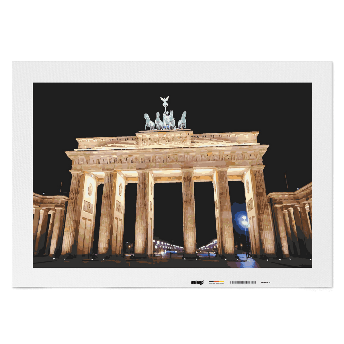 Malen nach Zahlen - Brandenburger Tor