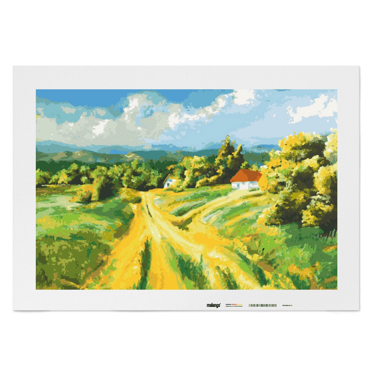 Malen nach Zahlen - Landschaft im Sommer