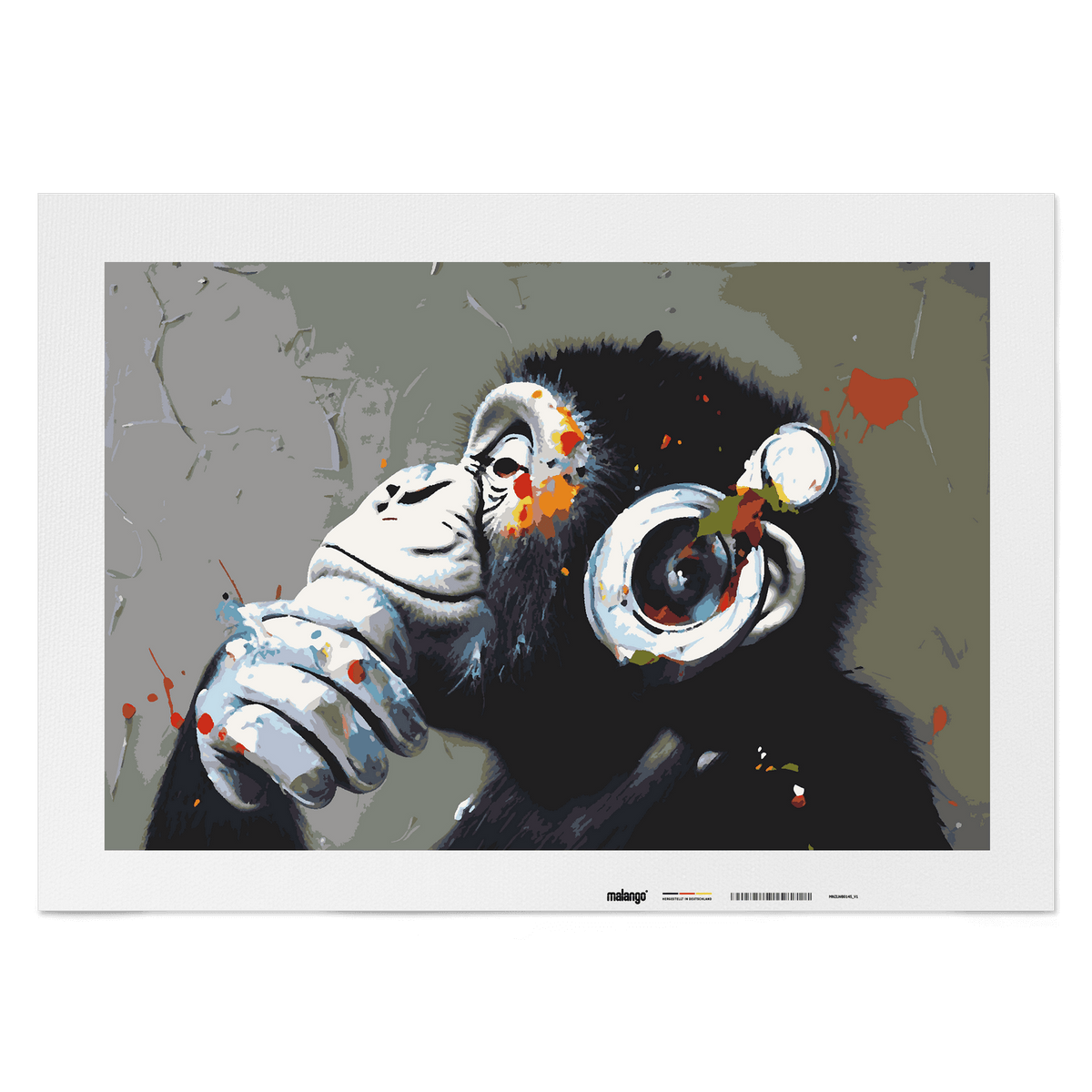 Malen nach Zahlen - Affe Bob Bonkey