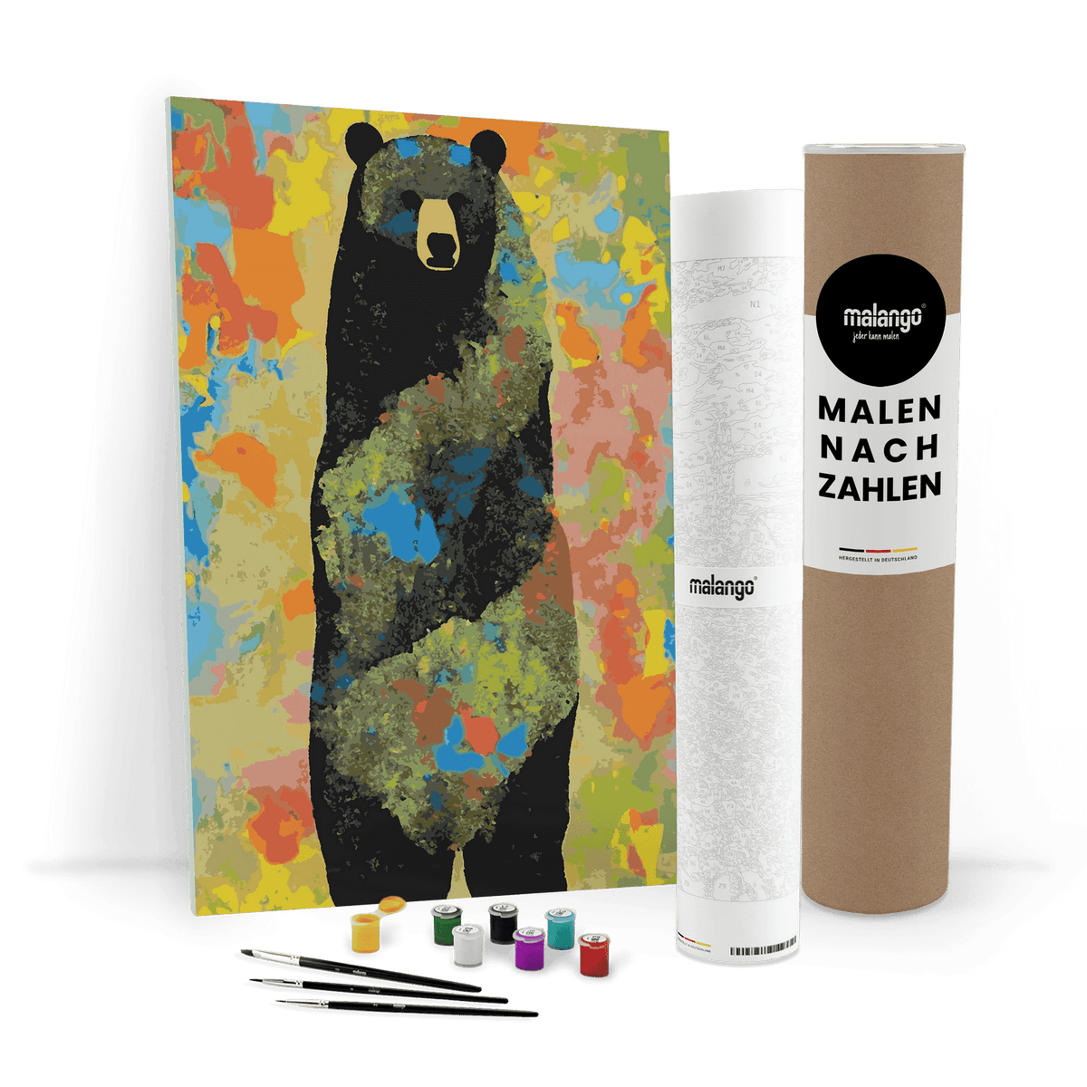 Malen nach Zahlen - Bär Balduin