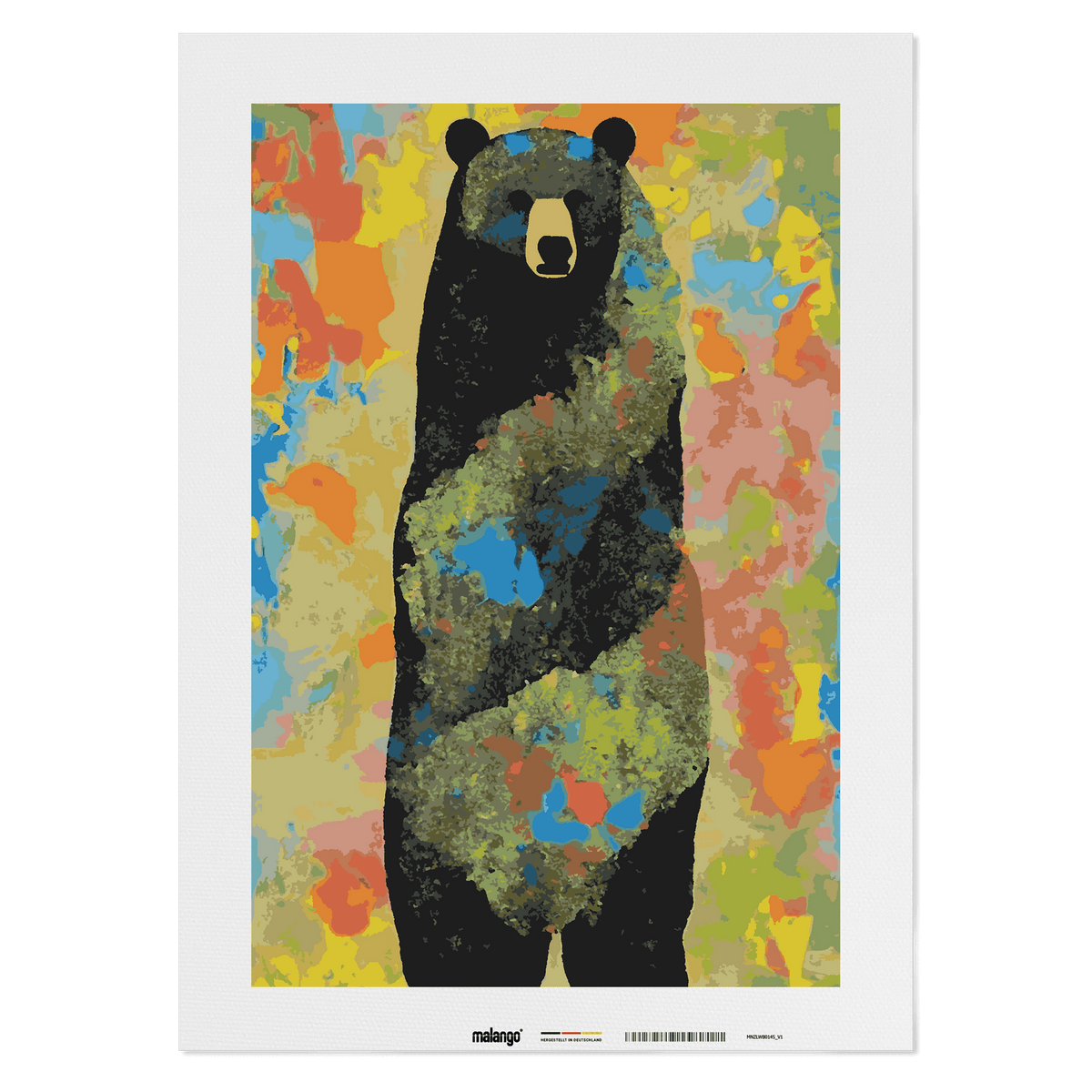 Malen nach Zahlen - Bär Balduin