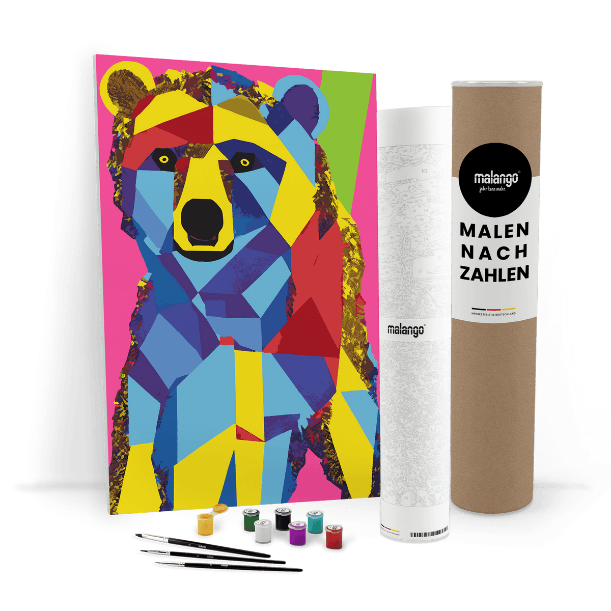 Malen nach Zahlen - Bär Bärbel