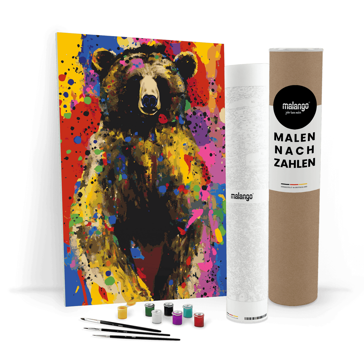 Malen nach Zahlen - Bär Beate