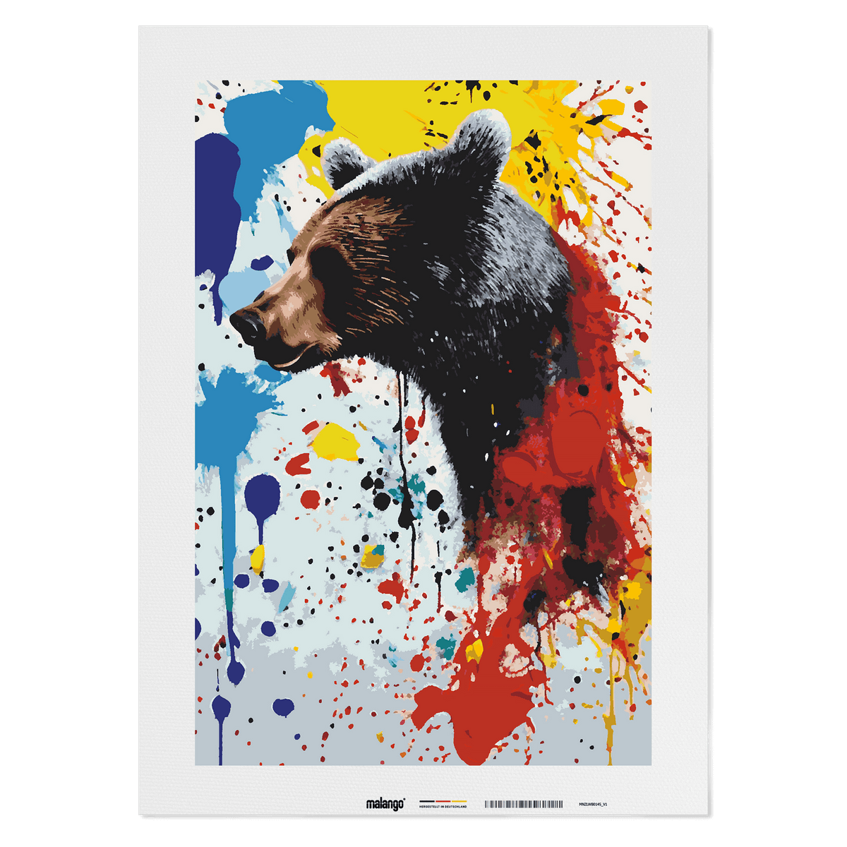Malen nach Zahlen - Bär Branko