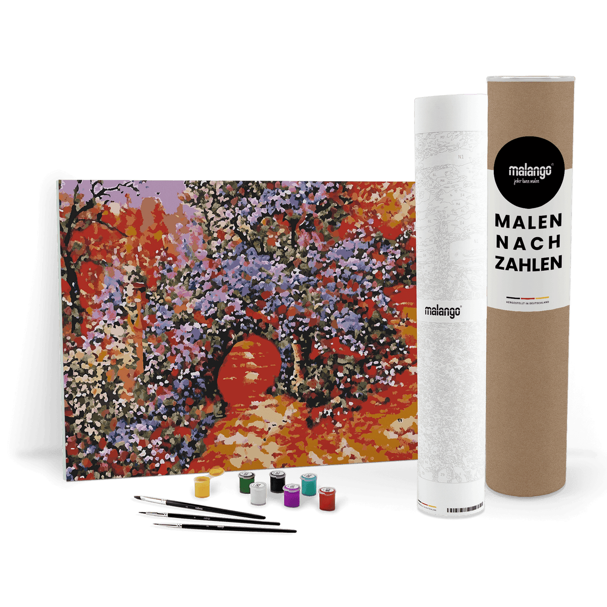 Malen nach Zahlen - Blütentor am See