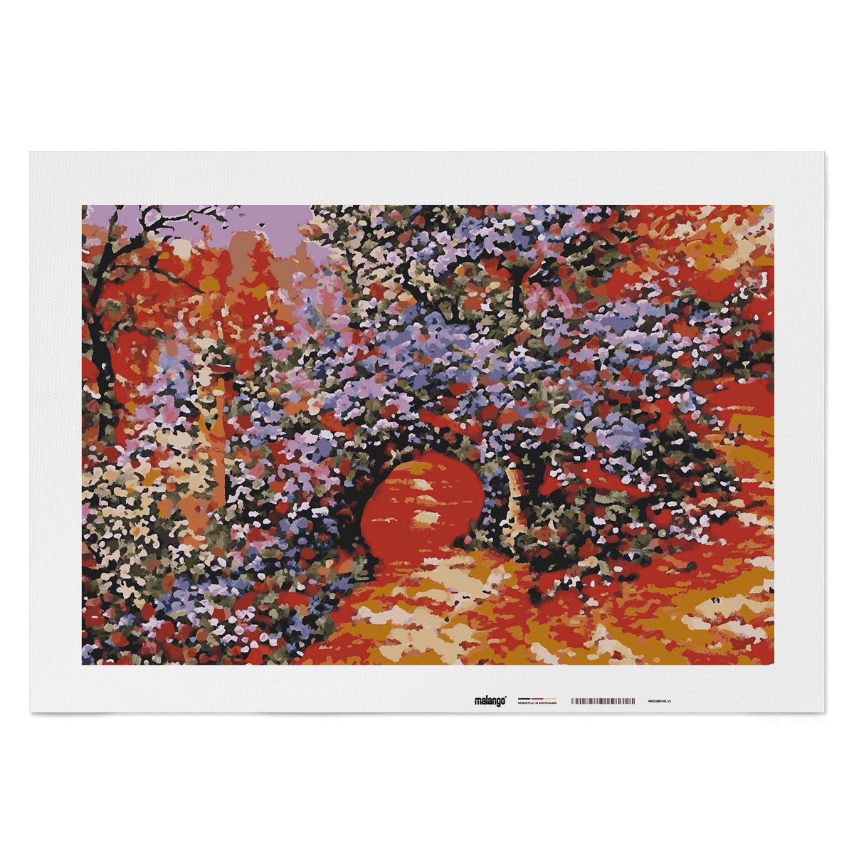 Malen nach Zahlen - Blütentor am See