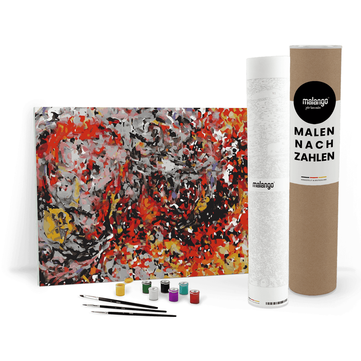 Malen nach Zahlen - Flammenmeer