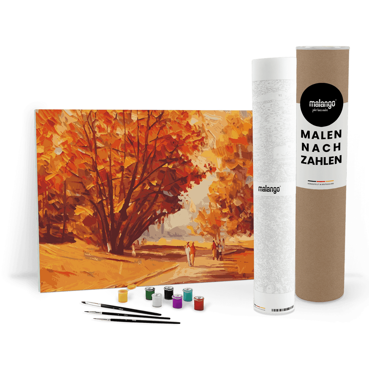 Malen nach Zahlen - Herbst im Park