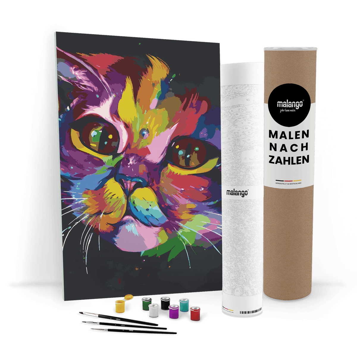 Malen nach Zahlen - Katze Käthe