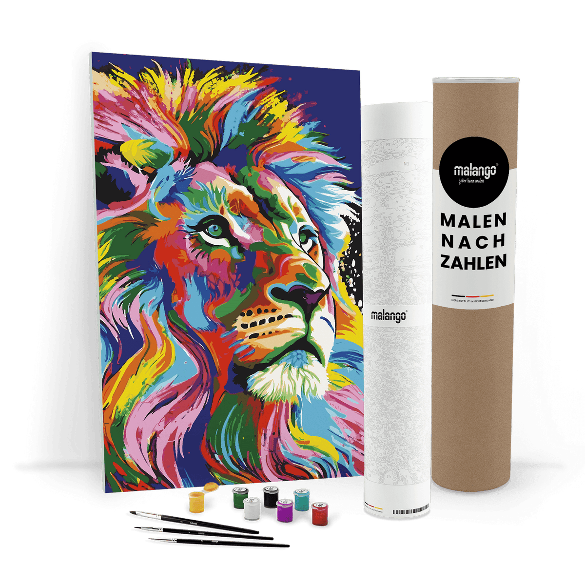 Malen nach Zahlen - Löwe Leo