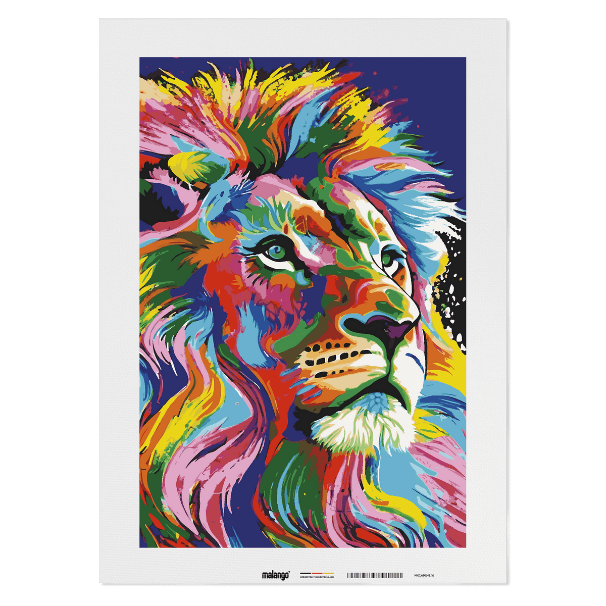 Malen nach Zahlen - Löwe Leo