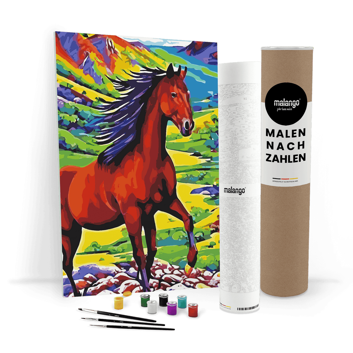 Malen nach Zahlen - Pferd Pablo