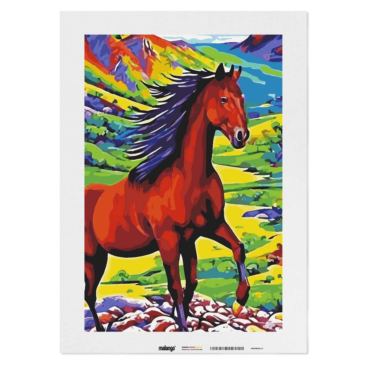 Malen nach Zahlen - Pferd Pablo