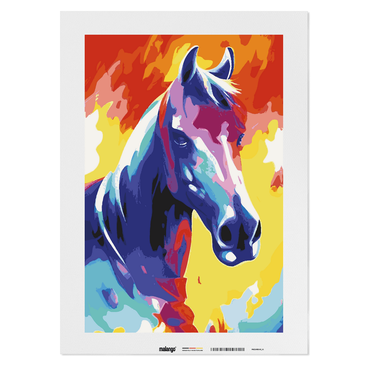 Malen nach Zahlen - Pferd Poseidon