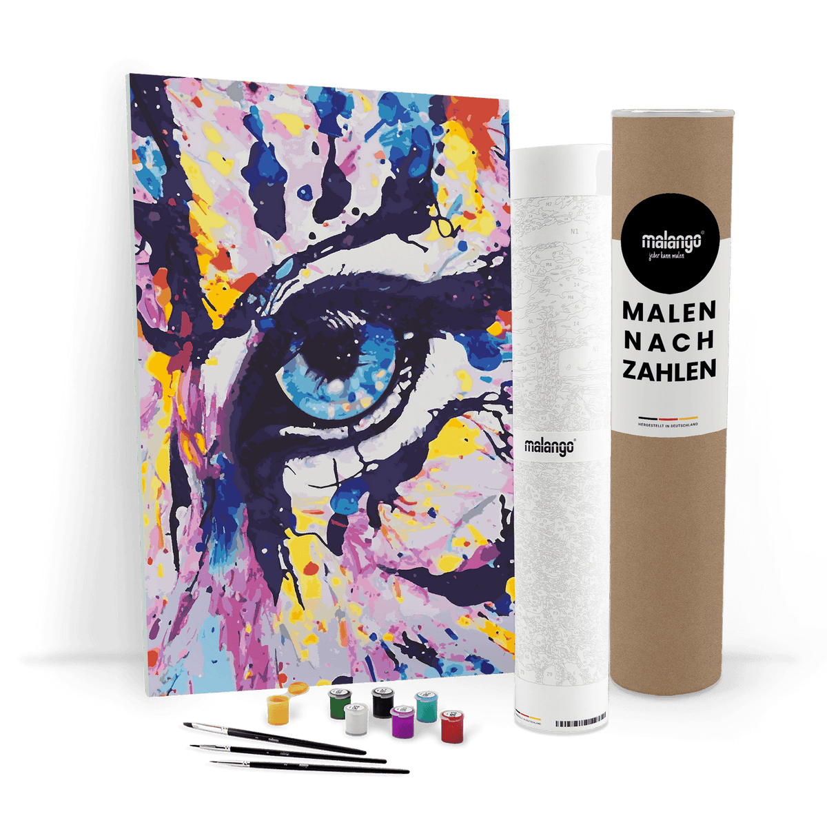 Malen nach Zahlen - Tiger Tamara T2