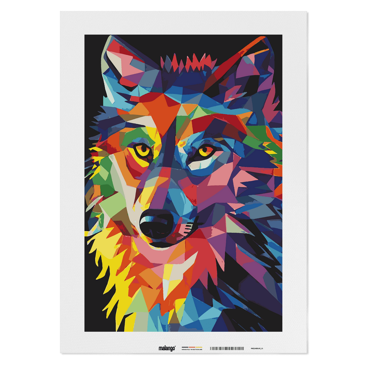 Malen nach Zahlen - Wolf Wolfgang