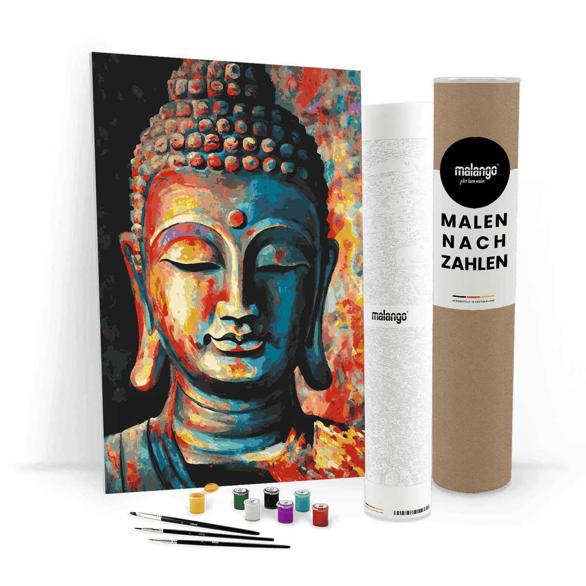 Malen nach Zahlen - Buddha Modern Art