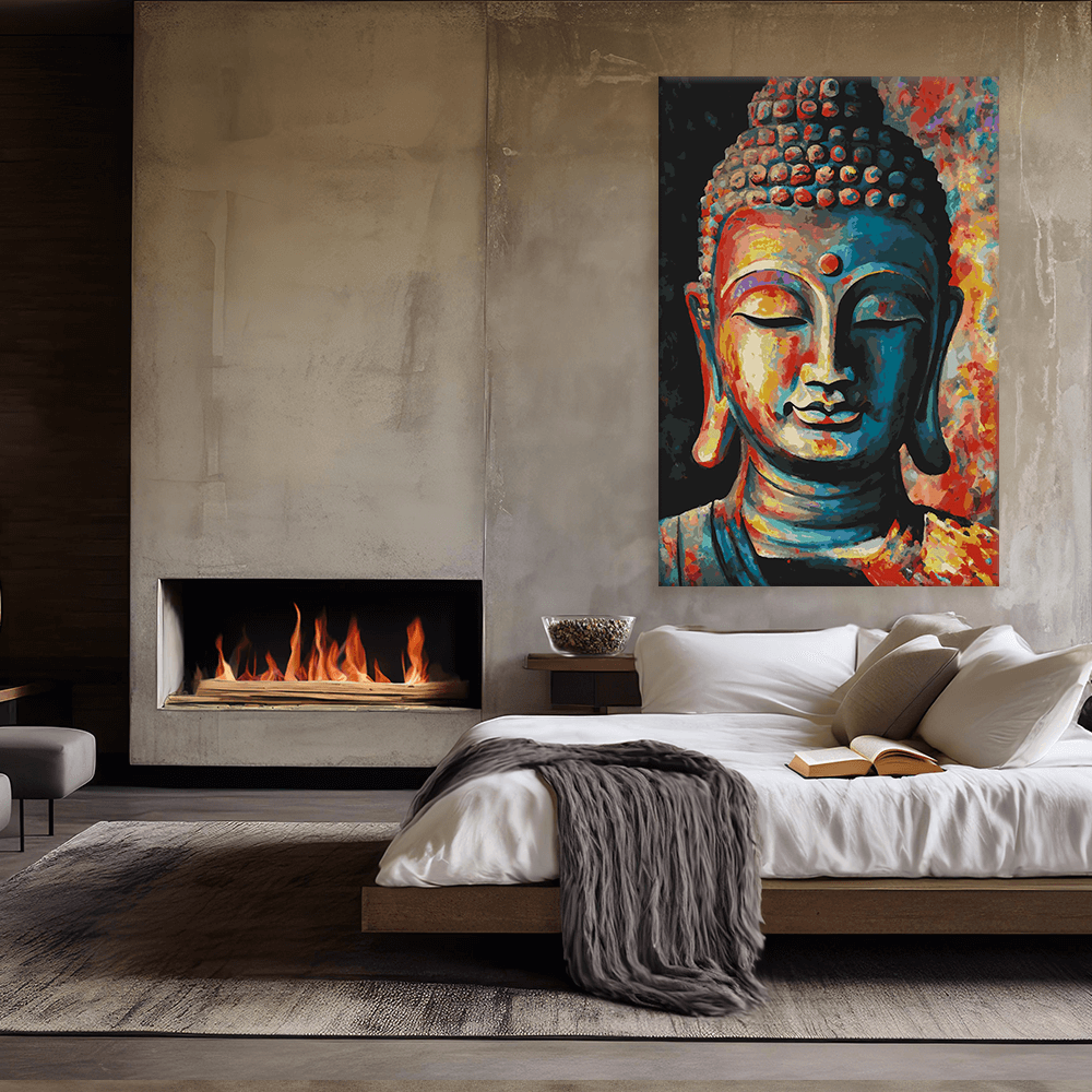 Malen nach Zahlen - Buddha Modern Art