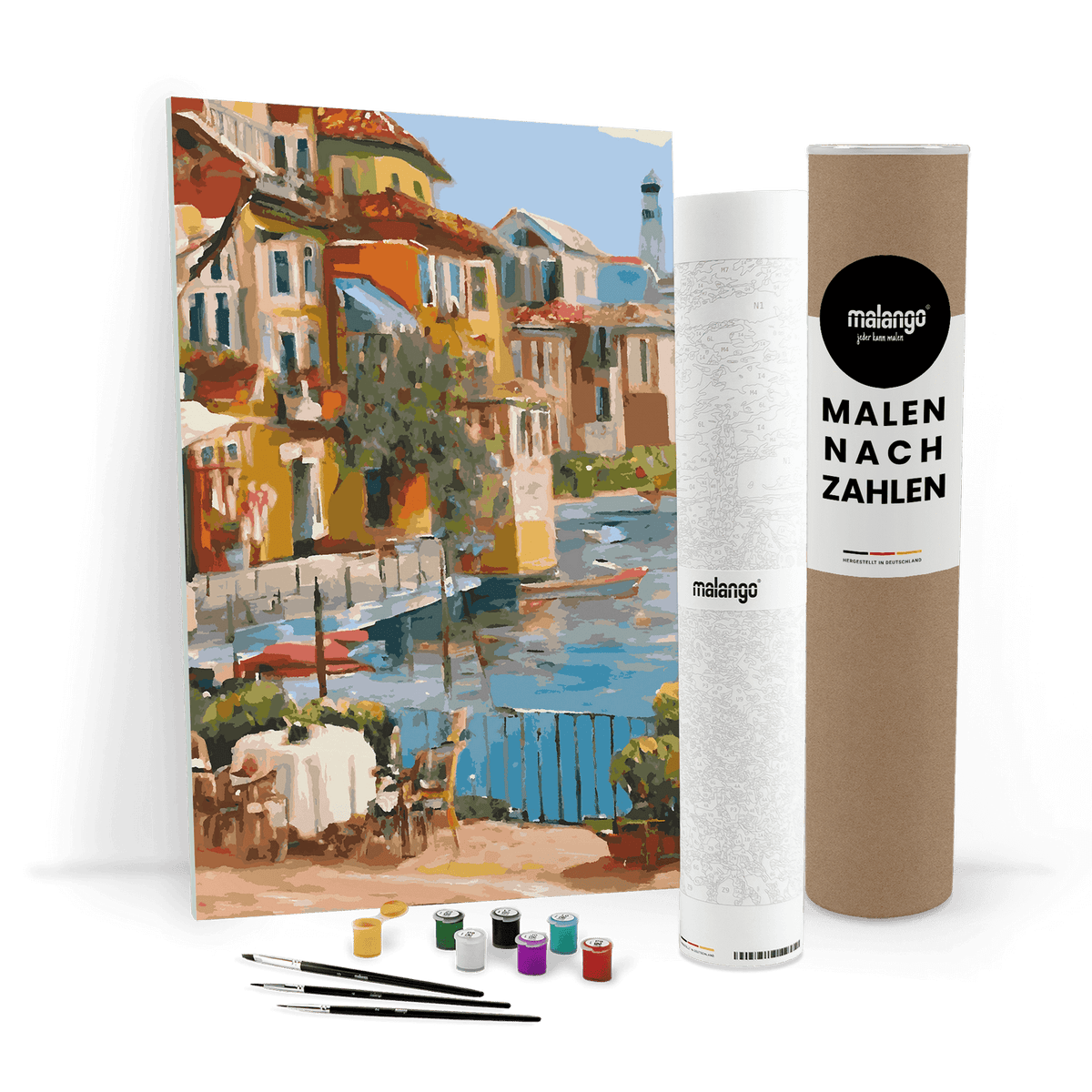 Malen nach Zahlen - Café am Garda See