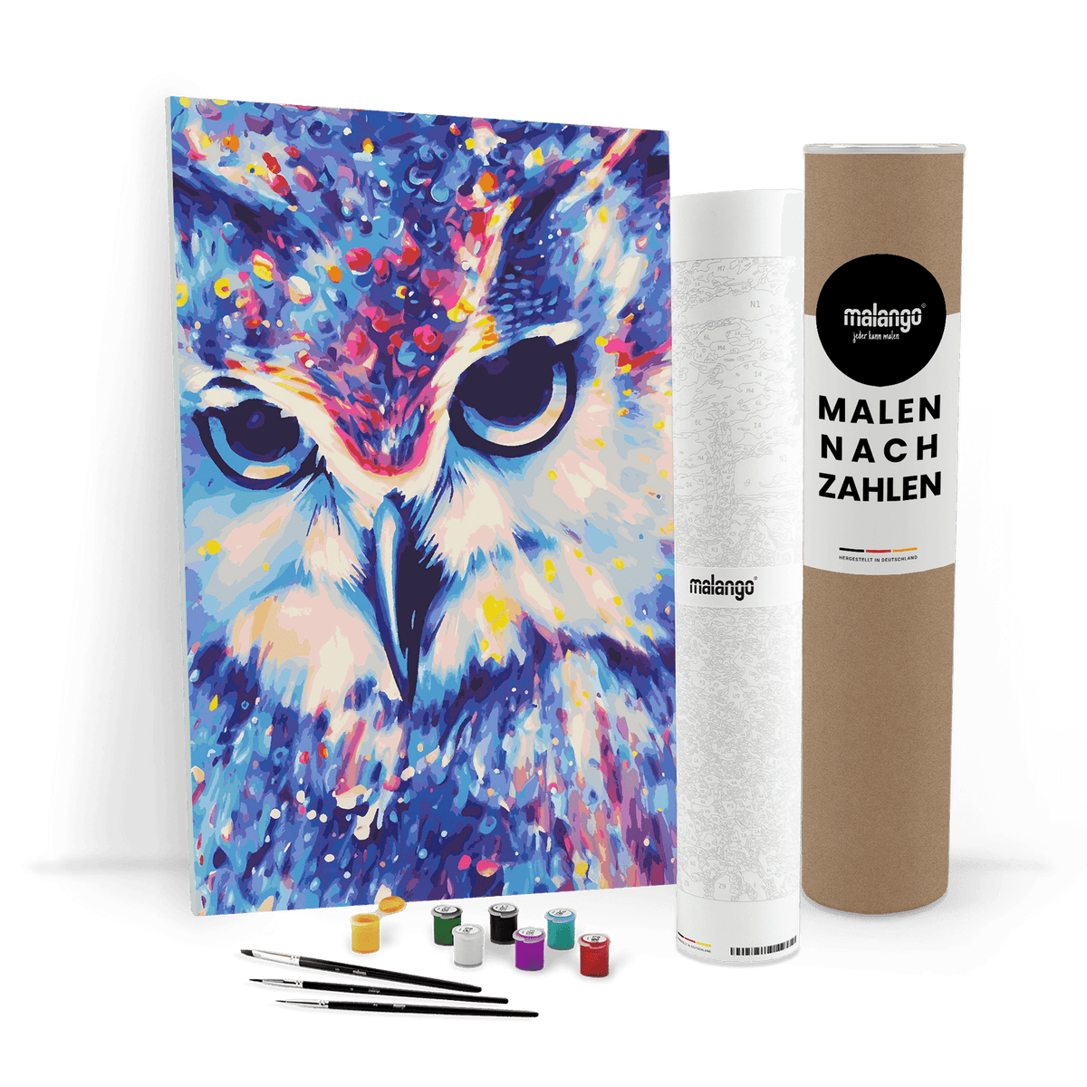 Malen nach Zahlen - Eule Erna