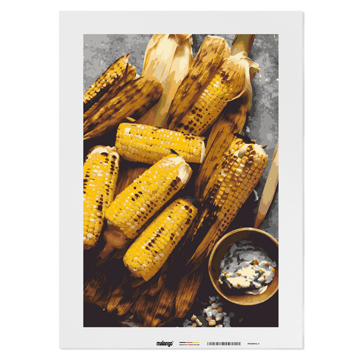 Malen nach Zahlen - Ode an den Maiskolben