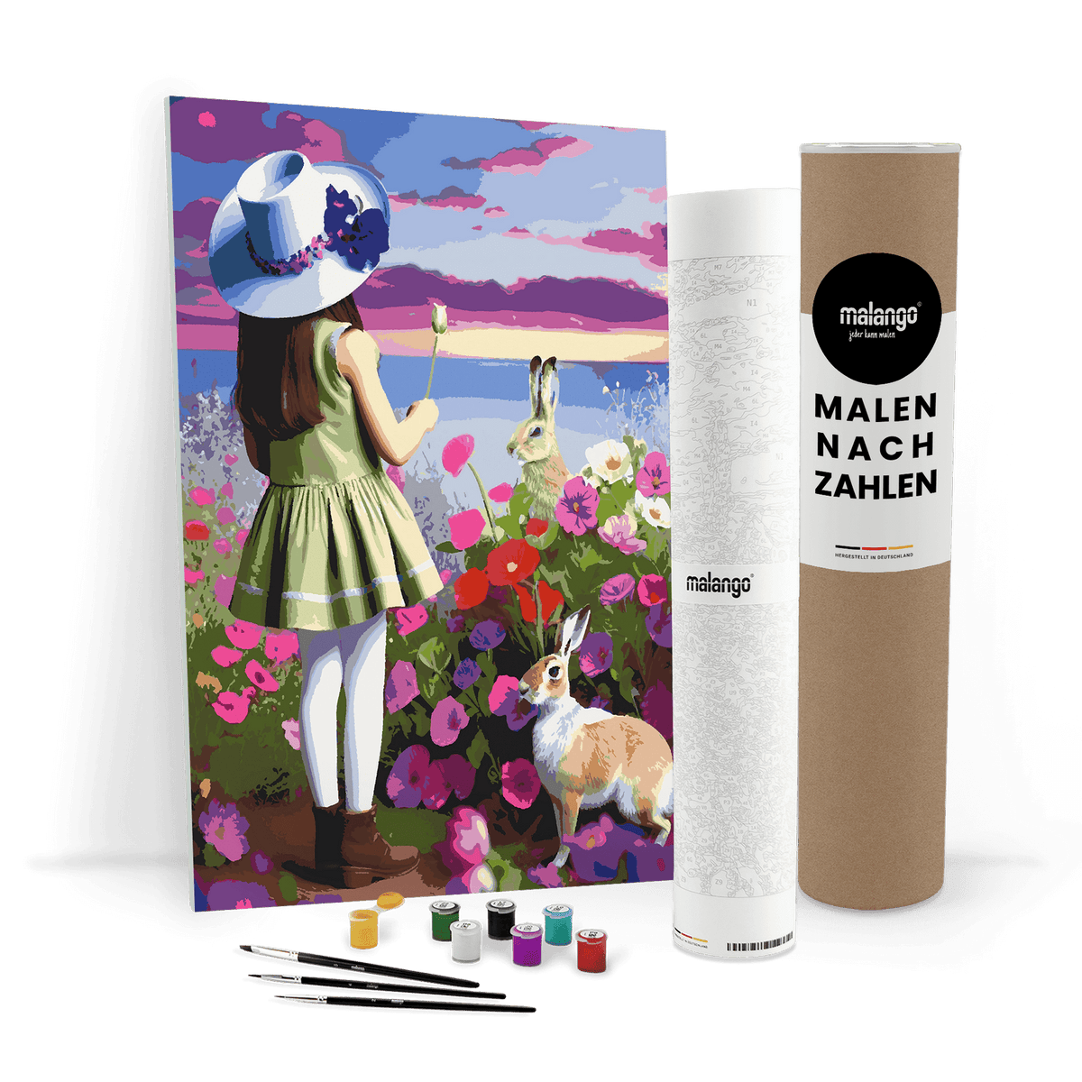 Malen nach Zahlen - Alicia am Meer